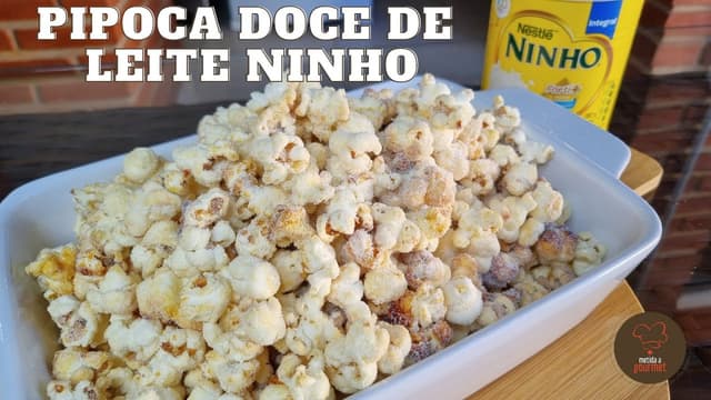 Pipoca Doce de Leite Ninho